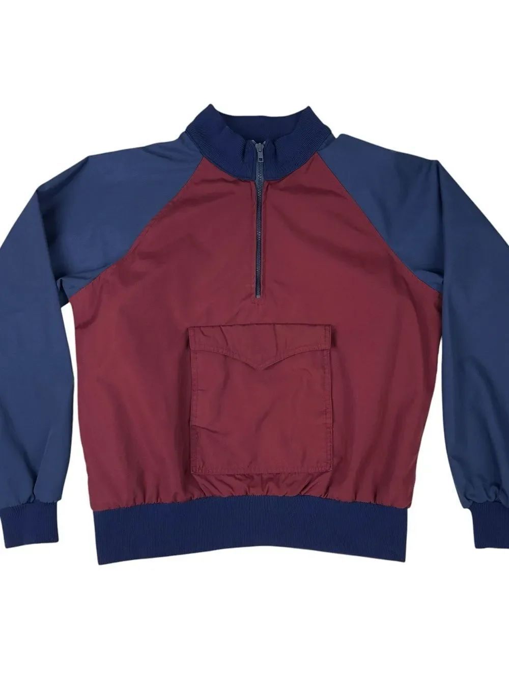 Vintage 80s Mrs. Duckworth Anorak Jacket Pullover 1/4 Zip Womens Large